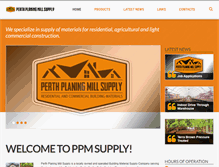 Tablet Screenshot of ppmsupply.com